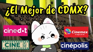 ¿Cuál es el MEJOR CINE de Ciudad de México [upl. by Alisen523]