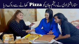 Sitara Shehzadi Ne Resham Jan Ko Pizza Khane Se Rok Dia  Hilarious Comedy By Resham Jan amp Sitara [upl. by Clywd]