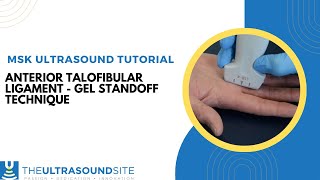 A useful technique to see the anterior talofibular ligament  using gel to reduce Anisotropy [upl. by Aglo782]