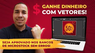 COMO FAZER VETORES SIMPLES para vender em bancos de microstock I Passo a passo para iniciantes [upl. by Ettennad]