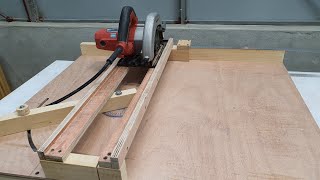 Making Circular Saw Crosscut amp Miter Jig The Max Cut [upl. by Georgena]