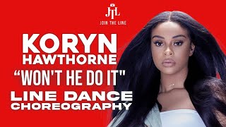 Koryn Hawthorne quotWont He Do Itquot Line Dance [upl. by Faulkner]