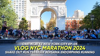 Vlog NYC Marathon 2024 Ep 05  Shake Out Run Terakhir sebelum NYC Marathon [upl. by Ciel]