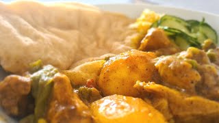 🇸🇷 Surinaamse Roti Kip maken Compleet receptSurinamese Roti Chicken Dish recipe [upl. by Susanne]