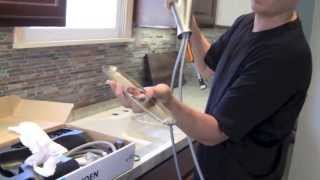 How to install a Kitchen Faucet StepbyStep [upl. by Emeric]