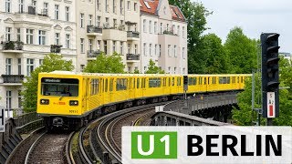 Berlin The elevated UBahn line U1 [upl. by Anwat]