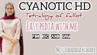 CYANOTIC HEART DISEASE TETRALOGY OF FALLOT FOR NURSING STUDENT [upl. by Ryun]