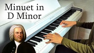 JS Bach  Minuet in D Minor  James Senna [upl. by Abbottson]