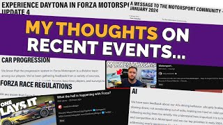 Apology Posts Content Creator Outcry and Update 4  My Forza Motorsport Opinion [upl. by Ennovad412]