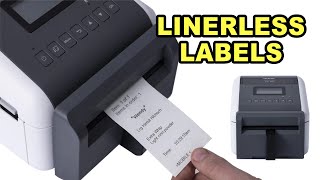 Brother TD4550DNWBFC Linerless Label Printer Review [upl. by Carlyn600]