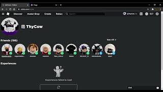 My experiences are failing to load ROBLOX [upl. by Errol]