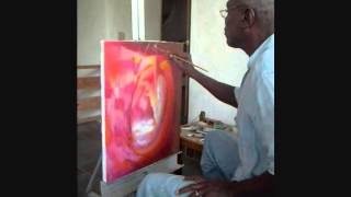 Peinture Haïtienne jean louis Senatus artiste né en 1949 à Léogane [upl. by Wiles]