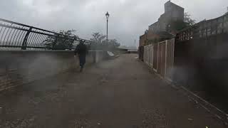 Cycle 756 241102 0933 Thames Path N E Extension   Greenwich Footbridge Tunnel North [upl. by Melcher]