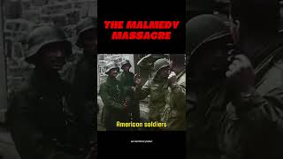 THE MALMEDY MASSACRE German Soldiers Executing American POWs in Battle of the Bulgequotshorts [upl. by Calla767]