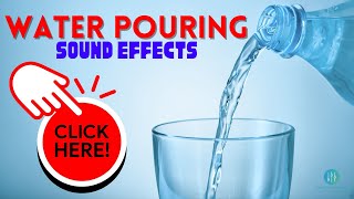 Water Pouring Sound Effects  Copyright Free [upl. by Hickey]