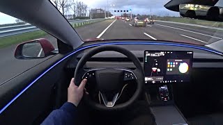 The New Tesla Model 3 2024 Test Drive [upl. by Arand]