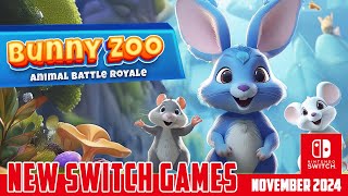 Bunny Zoo  Animal Battle Royale Gameplay Preview  New Switch Games [upl. by Shamma]