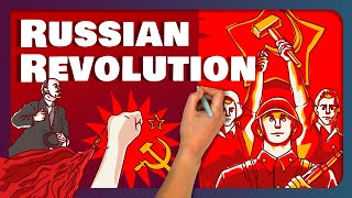 The Russian Revolution in 7 minutes [upl. by Tadeas275]