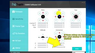 Aosenma CG035  Default Firmware settings [upl. by Graaf]