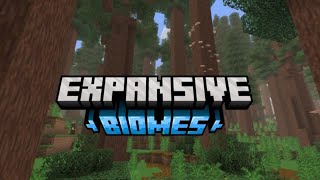 addon que modifica os biomas do Minecraft pe expansive biomes [upl. by Silberman]