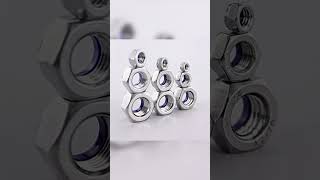 Stainless Steel A270 A480 SS201 SS304 SS316 DIN982 DIN985 Nylon Lock Nuts Nylock Nuts [upl. by Slocum]