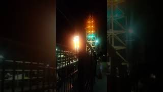 Top Thrill Dragster Cedar Point At Dark cedarpoint intamin topthrilldragster [upl. by Arnie]