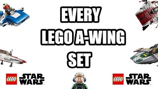 EVERY LEGO STAR WARS AWING SET LEGO STAR WARS HISTORY [upl. by Kristine]