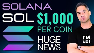 SOLANA IS BACK  750  1000 Per SOL Coin  My SOLANA Price Prediction 20252026  Solana NEWS [upl. by Diella]