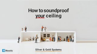 Gold and Silver Ceiling Soundproofing Installation Guide [upl. by Alak517]