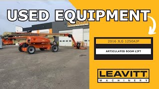 USED 2016 JLG 1250AJP ARTICULATED BOOM LIFT  LEAVITT MACHINERY USED EQUIPMENT [upl. by Hayyifas]