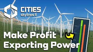 Can You Make a PROFIT Exporting Power in Cities Skylines 2 [upl. by Hagile299]