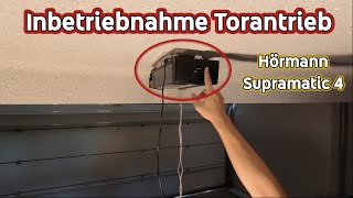 Inbetriebnahme Torantrieb Hörmann Supramatic 4 [upl. by Plante]