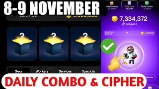 Gemz Daily Cipher amp Combo 89 November  Gemz Daily Code  Gemz Daily Combo 8 November Gemz Cipher [upl. by Adleremse]