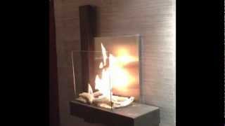 Geo Flame Bio Fire by Gel Fireplaces Ltd [upl. by Aromat]