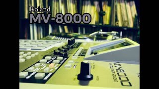 Roland MV8000 live beatmaking [upl. by Yentuoc322]