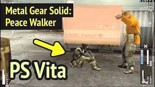 Metal Gear Solid Peace Walker on PS Vita 30 FPS [upl. by Aydiv]