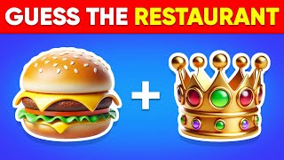 Guess the Fast Food Restaurant by Emoji 🍔🍕 Quiz Sloth [upl. by Aicened544]