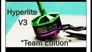 Hyperlite V3 2206 2450kv quotTeam Editionquot Motor Test Series [upl. by Loos585]