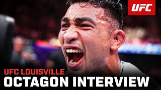 Punahele Soriano Octagon Interview  UFC Louisville [upl. by Odoric]