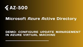 DEMO Configure Update Management in Azure Virtual Machine  Lecture 54 [upl. by Louis]