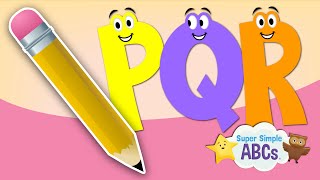 The Sounds of the Alphabet  PQR  ​​🌈 Super Simple ABCs [upl. by Eliathas]