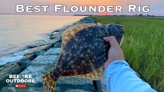 How to make the BEST FLOUNDER RIG Tandem Rig [upl. by Ycrad283]