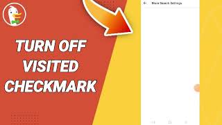 How To Turn Off Visited Checkmark On DuckDuckGo App [upl. by Asilahs]