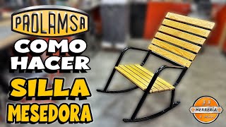 🪑SILLA MECEDORA  ESTILO INDUSTRIAL  JJ HERRERIA Y MAS 🪑 [upl. by Cammie475]