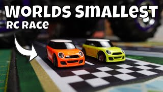 Racing the Smallest Real RC Cars on the planet 176 Turbo Mini Battle [upl. by Xantha]