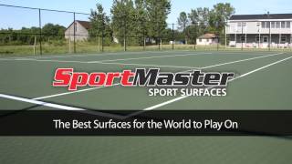 Tennis Court Coatings Available at SealMaster [upl. by Kohsa]