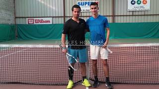 Tournoi Hiver 2019  Finale Hommes Julien LE PERE 26 noir VS Pacôme PENSEC 46 bleu [upl. by Gerdy]