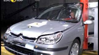 Euro NCAP  Citroen C5  2004  Crash test [upl. by Tereve]