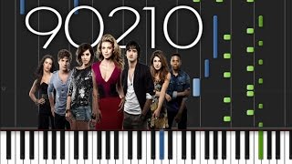 90210  Main Theme Piano Tutorial ♫ [upl. by Akinoj]