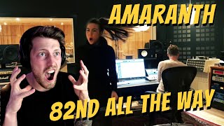 AMARANTHE  82nd All The Way REACTION [upl. by Lenard12]